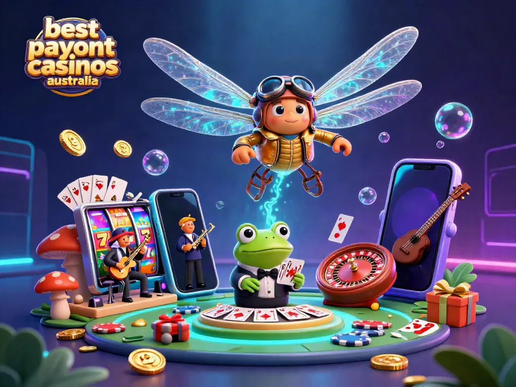 Experience the excitement at best payout casinos australia with colorful slot games and engaging characters.
